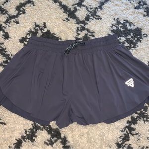 Dark grey flowy shorts